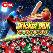 okada play app Cricket Ball Roulette live casino game